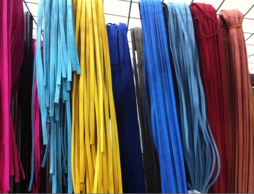 厂家直销200色现货 绒面超纤线绳 5mm宽/辅料/饰品/织带/挂绳等
