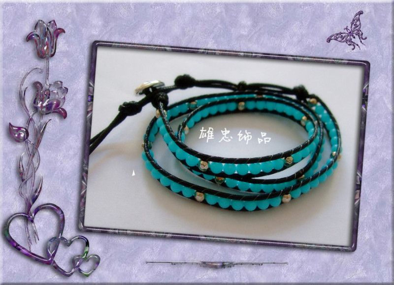 Yiwu hand-woven bracelet multi-layer bead bracelet three-ring woven bracelet seam bead bracelet large quantity can be fixed Yiwu hand-woven bracelet multi-layer bead bracelet three-ring woven bracelet seam bead bracelet large quantity can be fixed