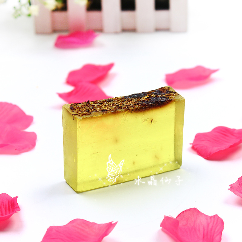 桂花精油皂干花皂手工皂保湿滋润肌肤洁面沐浴礼品皂正品手工香皂