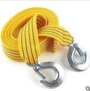 supply 3 meters 3 tons Drag rope automobile Meet an emergency Bright orange Tow rope Automobile first-aid rope|Traction rope|Pull a cart rope
