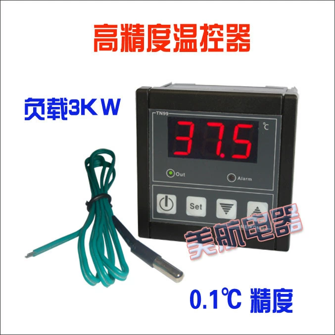 TN99D Контроллер температуры с точностью 0,1 градуса, односторонняя сигнализация, контроллер инкубации, реле 30 А