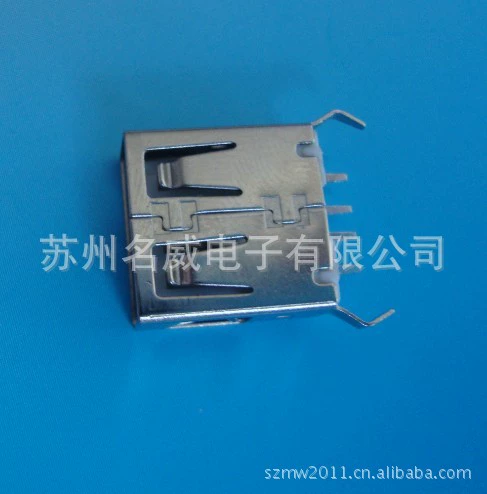 Поставщик продукции USB A female 180 градусов прямой кромка DIP тип