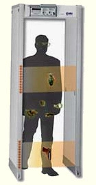 Поставьте высотой с ультра дверь безопасностью чувствительности (дверь обнаружения металла) суд и станцию преданная дверь безопасностью