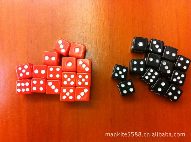 8# Square Corner Dice Special Small Dice 8mm Square Corner Sparrow Mahjong Machine Dice Color Sieve Shake