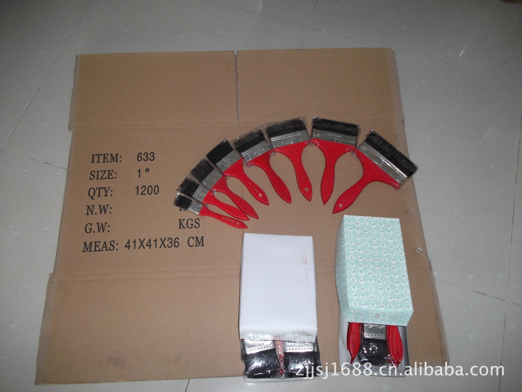 633油漆刷、电脑刷 、1寸、1.5寸、2寸、2.5寸、3寸、4寸、5寸6