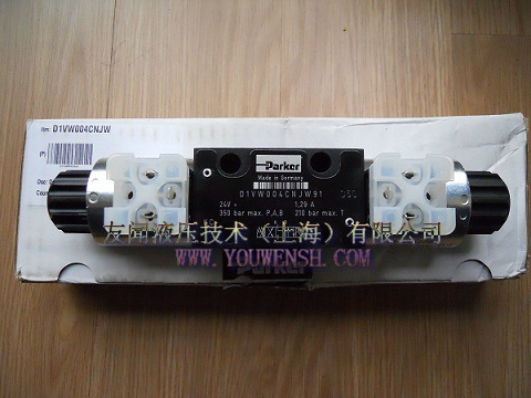 PARKER电磁换向阀D1VW004CNJW91双向油缸不锈钢多通道换向阀