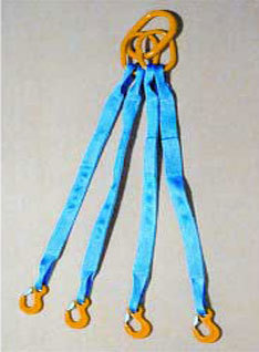 吊装带索具带吊钩吊装绳双腿四腿扁平起重吊带工业吊车柔性吊带