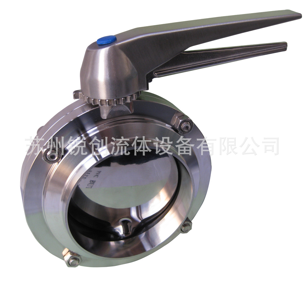 供应台湾卫生级蝶阀，食品级蝶阀、手动卫生级蝶阀