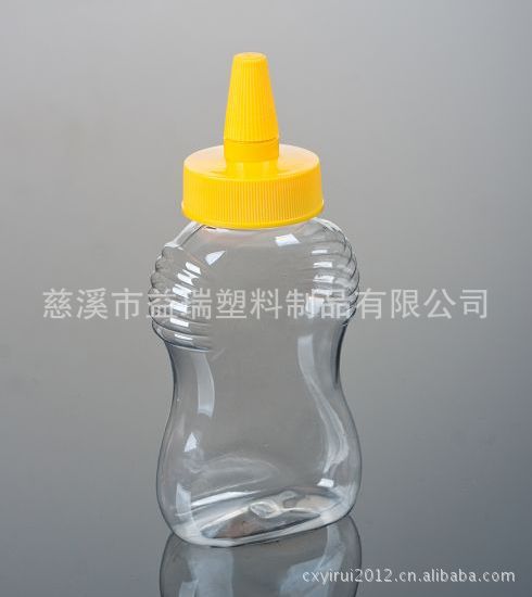 冠生园蝴蝶形状的蜂蜜瓶 pet塑料瓶 透明瓶500G(A33)