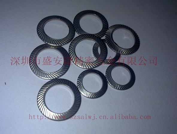 供应不锈钢304材质双面齿防松垫圈，广东深圳厂家