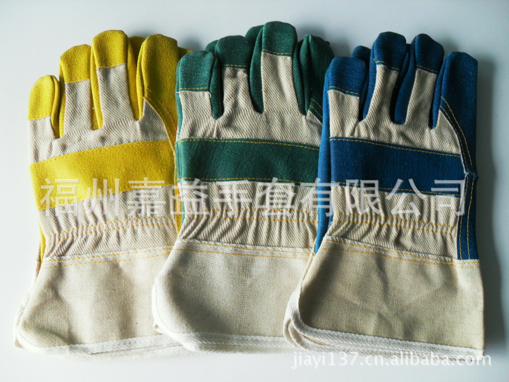 PVC刮胶仿傢俬皮手套