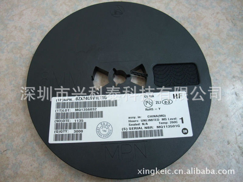 贴片稳压管二极管1/2W 9.1V BZX84C9V1LT1G
