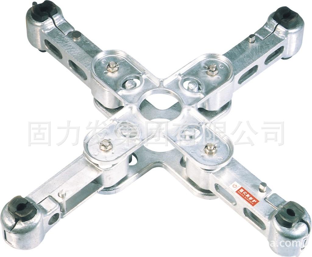 防护金具JZX4十字型四分裂间隔棒