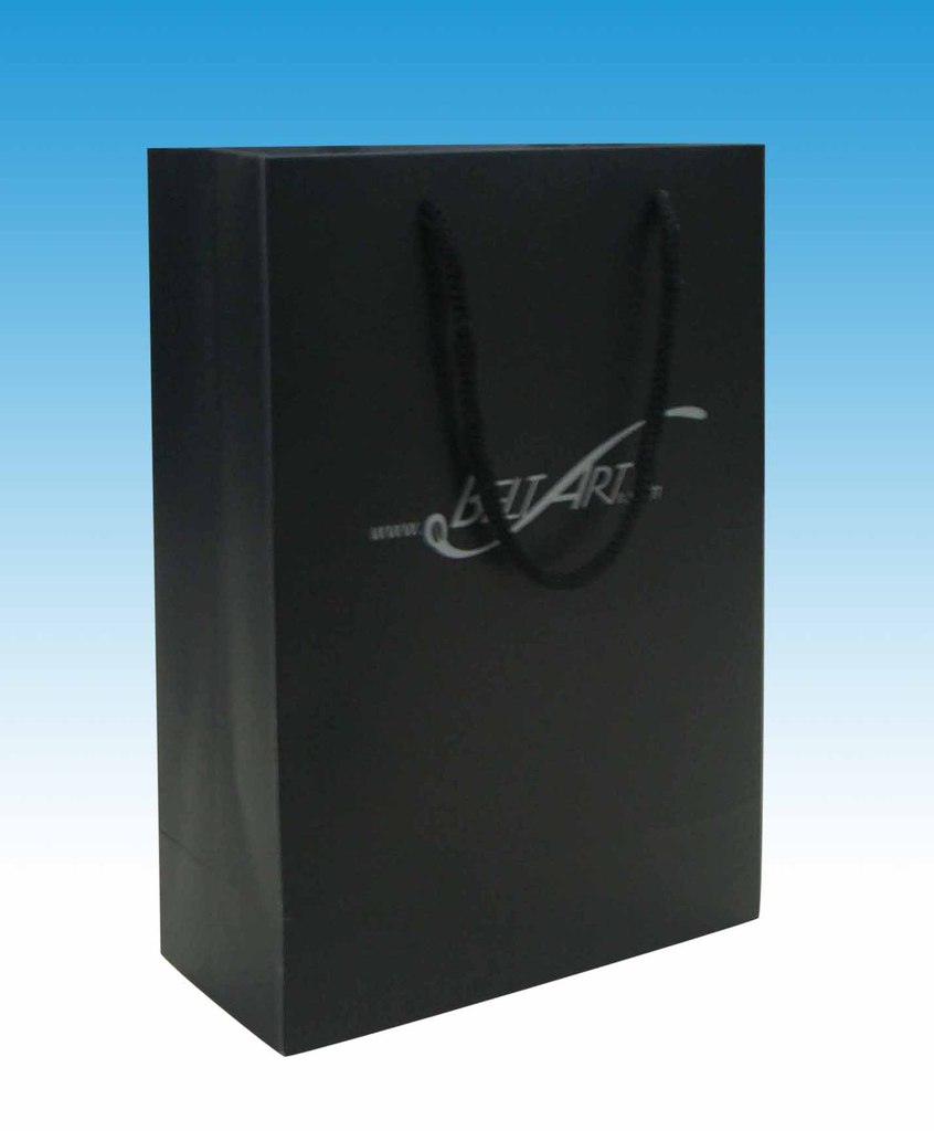 工厂按你图稿大量订做黑色手提纸袋（价格仅供参考，详情请联系）
