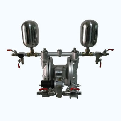 供应PE气动隔膜泵两进两出PE泵全国可货到付款增压泵输送高压泵