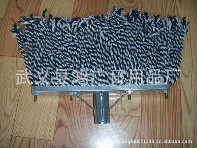 Manufactor Selling white Iron rod Cotton Mop wear-resisting durable hotel Kitchen