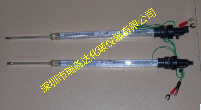 电接点玻璃温度计0-200 触点温度计 电接点水银温度计 导电表