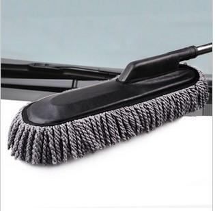 超纖維伸縮式 蠟拖 汽車拖把 蠟刷 擦車拖把 車撣 除塵工具J018