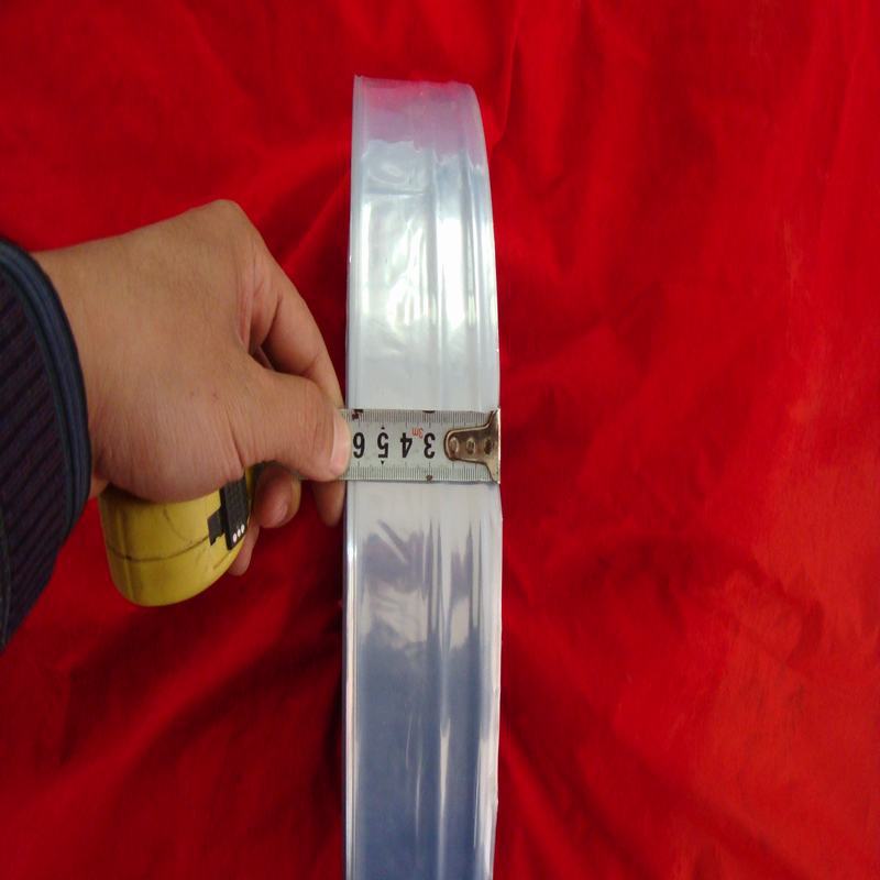 PVC Heat shrinkable film Tubular membrane Packaging film shrink film Blue Transparent width 6cm Special sales