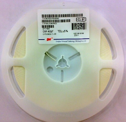 0805CG470J500NT 47pF 5% 0805 Fenghua SMD 4K原装现货陶瓷
