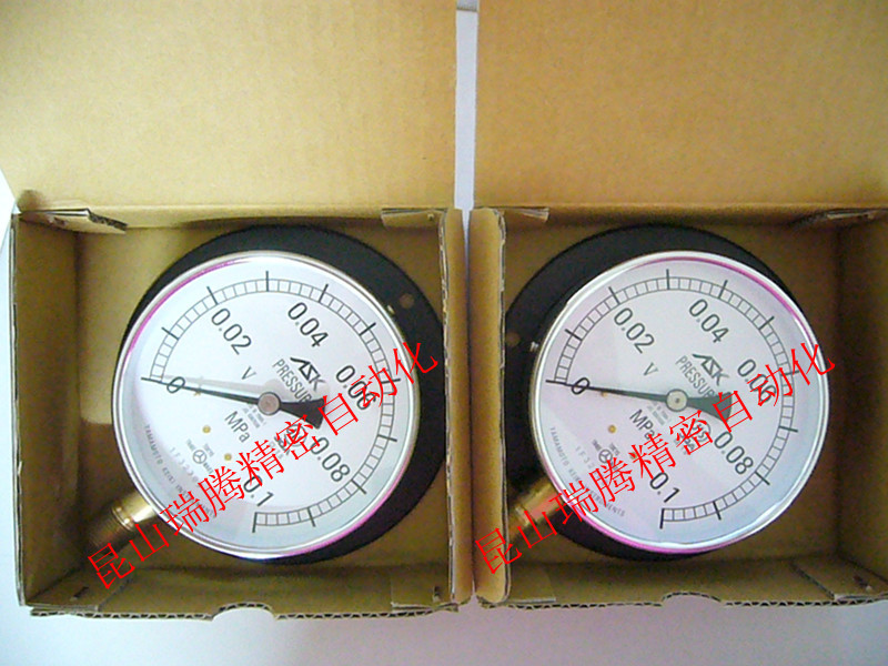 日本ASK压力表BVU-G3/8-100x0.1MPa