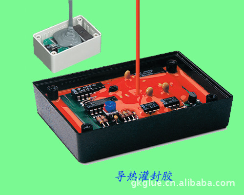 美国进口导热灌封硅胶 红色液体ab胶 QSi昆腾有机硅
