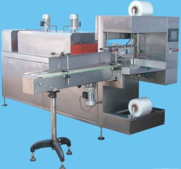 LC-1000A型全自动热收缩包装机适用POF对折膜啤酒饮料热收缩包装