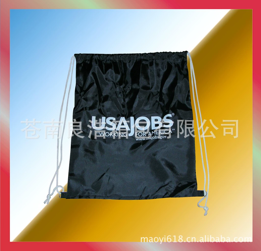 Bag, polyester, drawstring