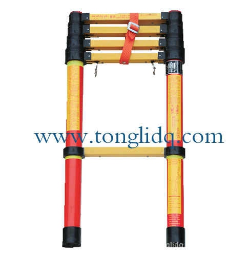 三角管绝缘鱼竿梯    绝缘梯 人字梯    鱼竿梯  高低压梯子