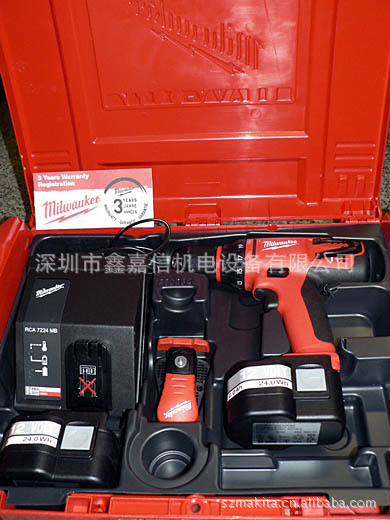 批发零售美国milwaukee米沃奇充电钻PLD12X