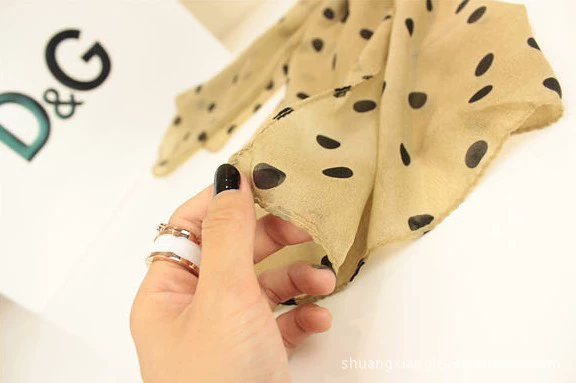 Shiffon scarf, extra-long cloak, Korean style