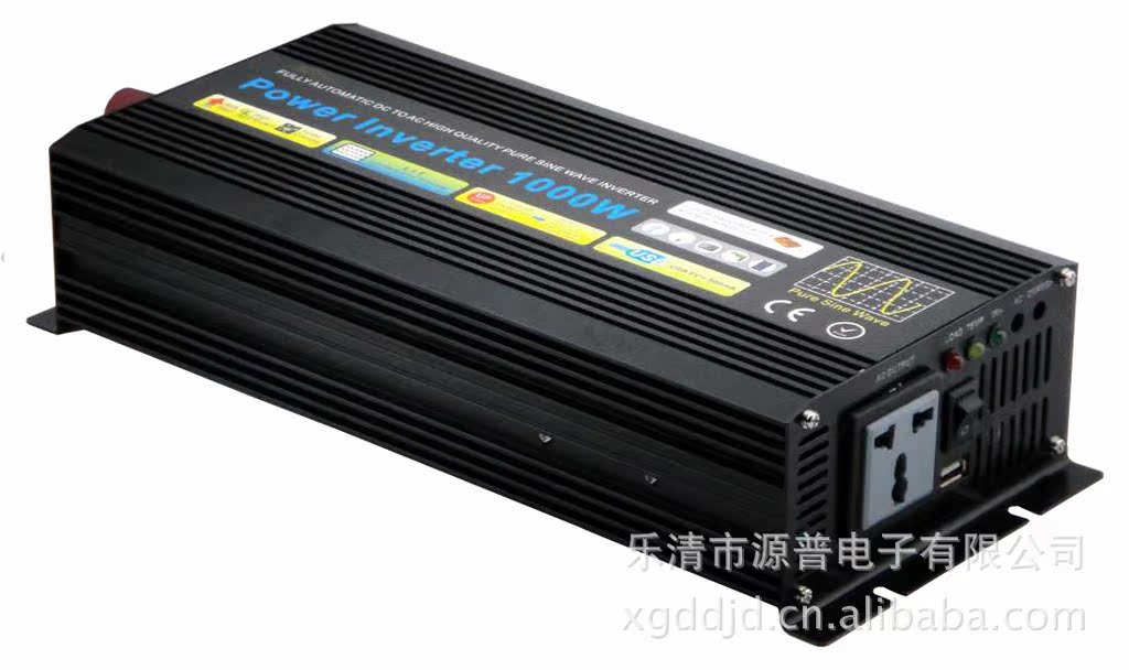 供应1000W足功率纯正弦波逆变器 12/24/36/48V转220V