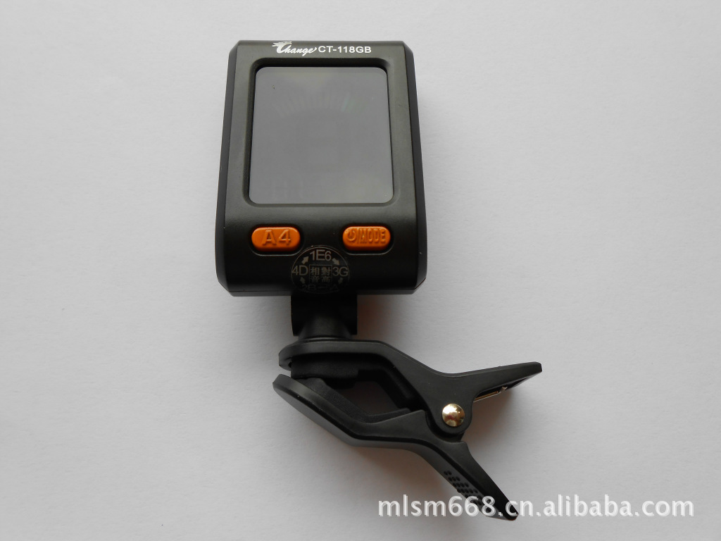 吉他调音器怎么用图解