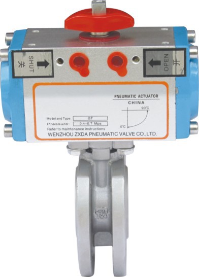 供应规格齐全温州奥莱斯阀门气动薄型球阀Q71F薄型球阀浮动式