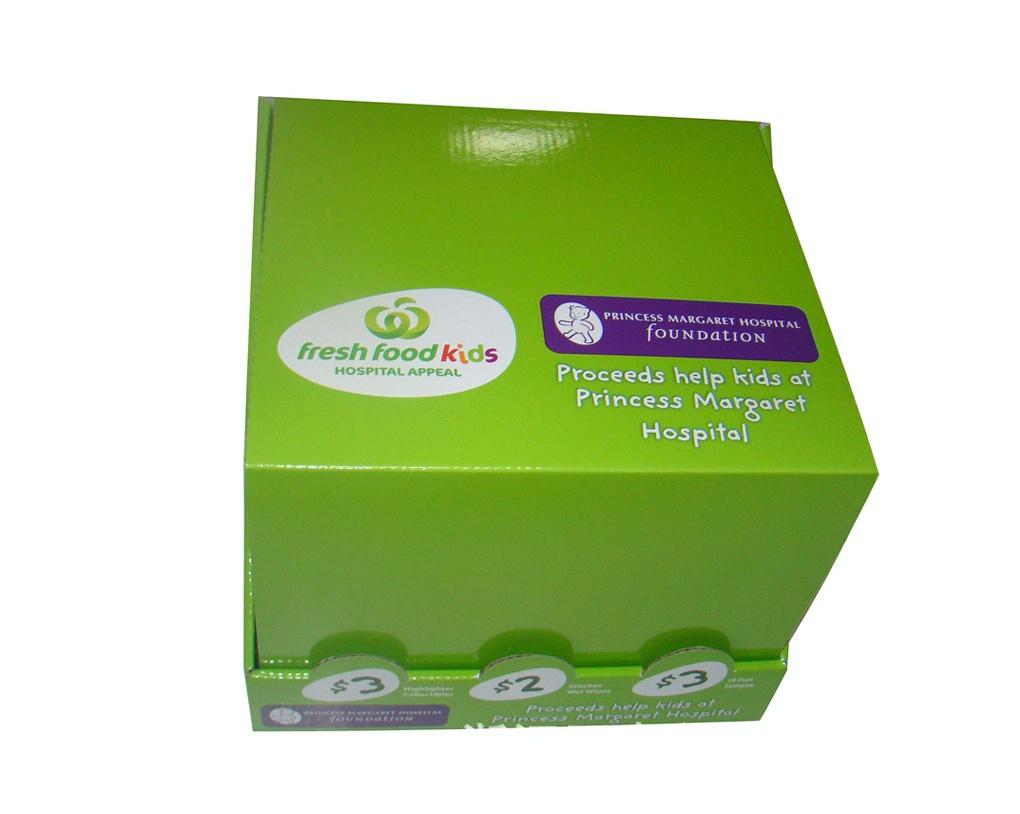 温州印刷城生产厂家可按您的要求大量优惠定做白卡纸覆膜绿色纸盒