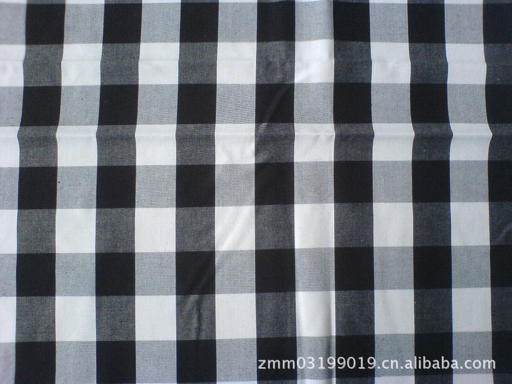 长期批发 千鸟格面料 服装面料全棉 家纺提花面料 YH099