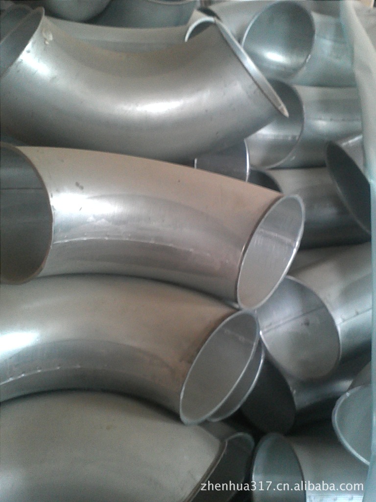 厂家直销不锈钢304薄壁冲压焊接弯头，1mm镀锌板除尘风管弯头