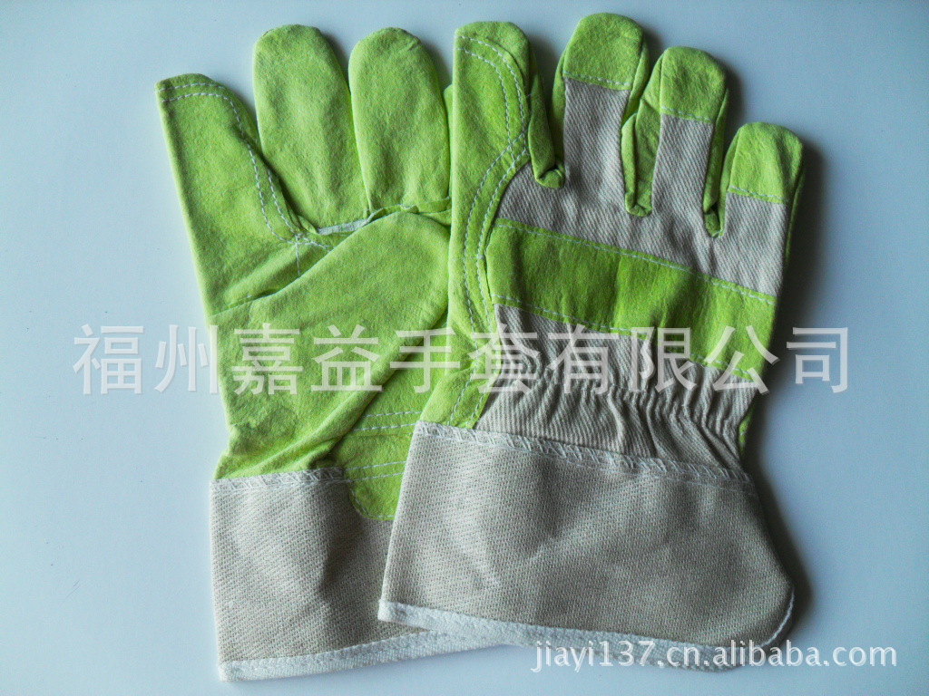 PVC黄胶加托手套