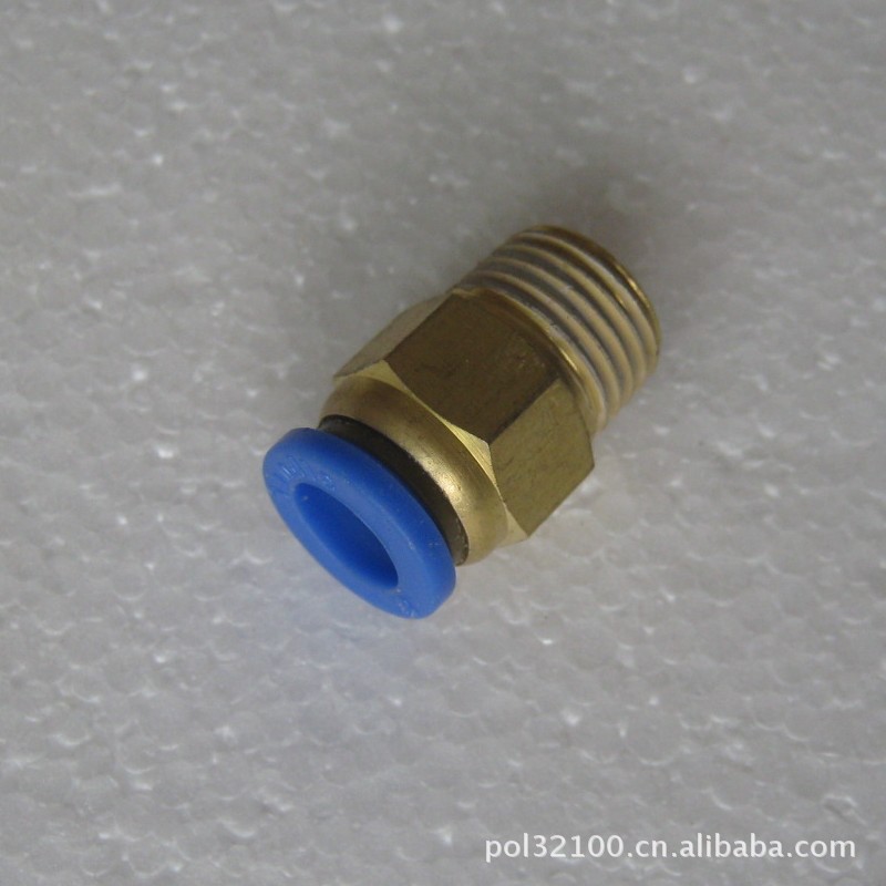 螺纹直通SPC8-2气动接头8-02精密气路连接风管工业元件快接