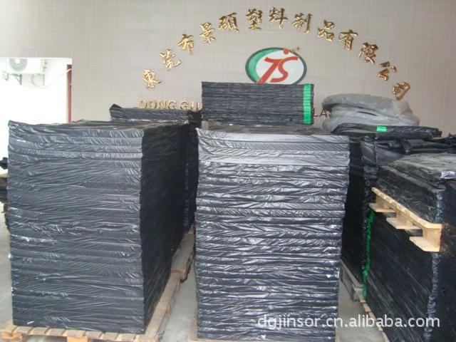 台塑8010高密度HDPE板、黑色hdpe板、双面砂HDPE板.