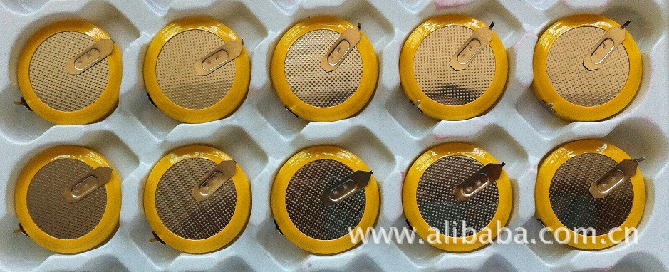 3VCR2450卧式焊脚纽扣电池