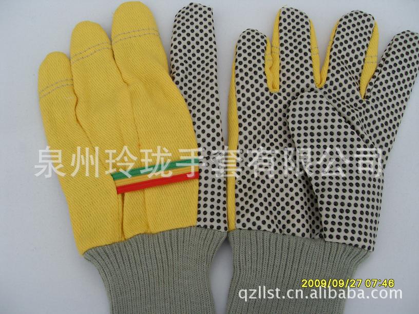 长期批发LS03防护手套 帆布手套劳保 劳保手套700g