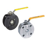 厂家直供意大利超薄型球阀对夹式超短球阀薄型锻钢阀门直通式阀门