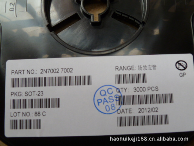厂家供应贴片MOS管 2N7002   SOT-23封装
