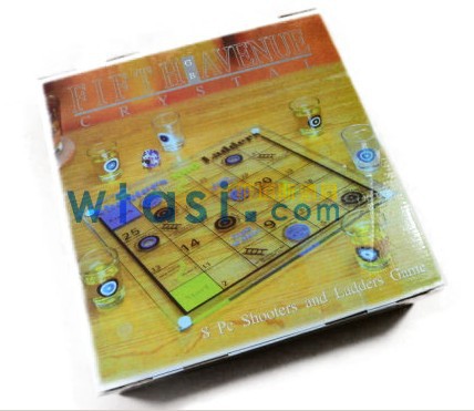 Glass glass snake -shaped checked dice game chess roll dice jumping…