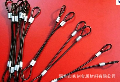 供应不锈钢夹头. 卡扣. 卡环. 绳卡. 锁扣. 钢丝绳铝套2.0mm