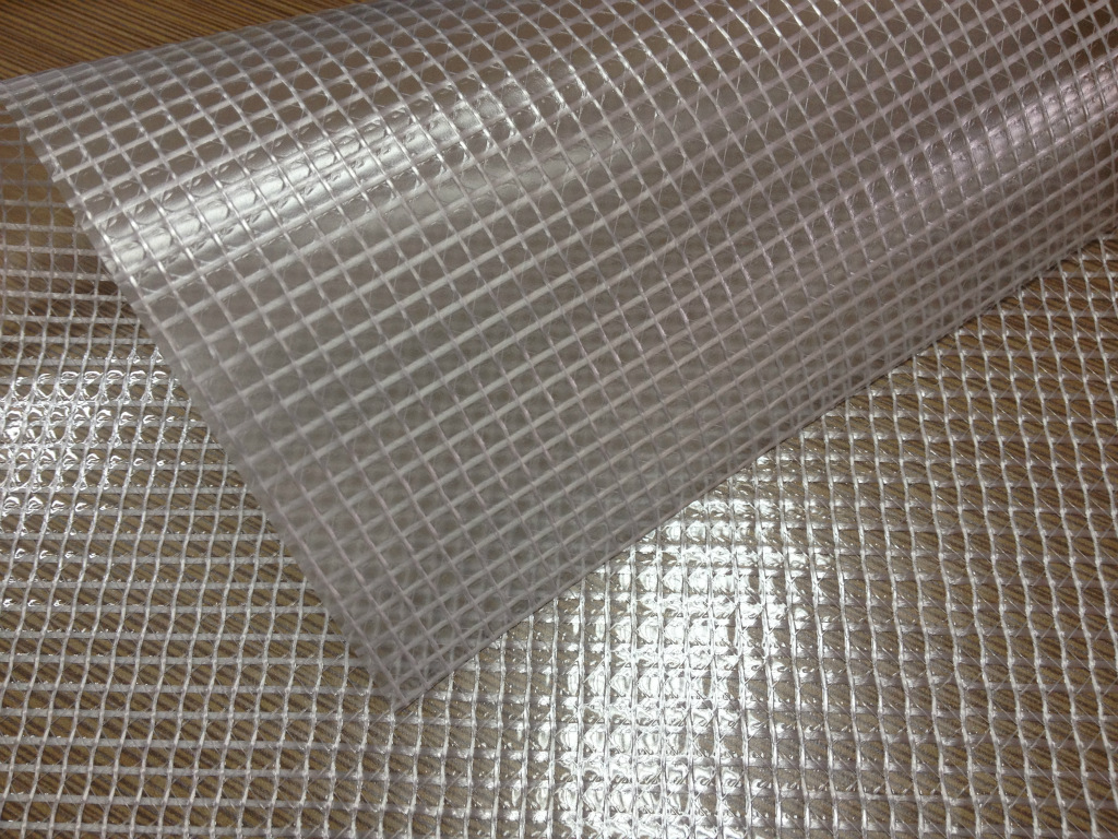 透明夹网布，透明文件袋布，收纳箱布