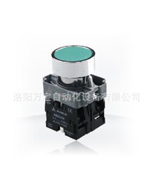 供应 AIKS 爱克斯按钮开关 AS2204-11  绿色 一开一闭 可增加触点