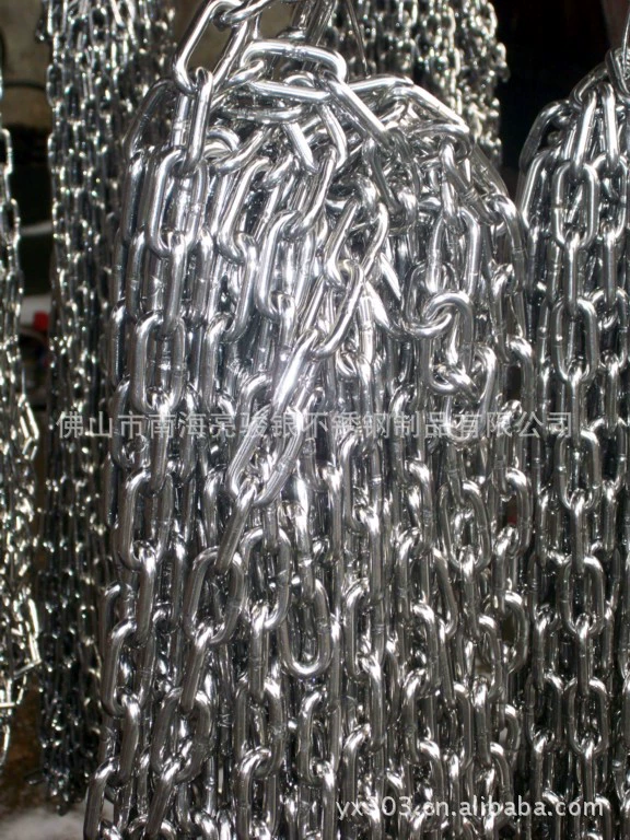 Поставка национальной нержавеющей стали цепи завод прямой нержавеющей стали цепи якорной цепи корабля 316 якорная цепь