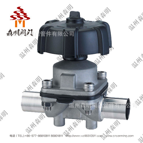 供应卫生级隔膜阀  ISO标准焊接式隔膜阀